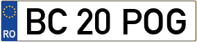Truck License Plate